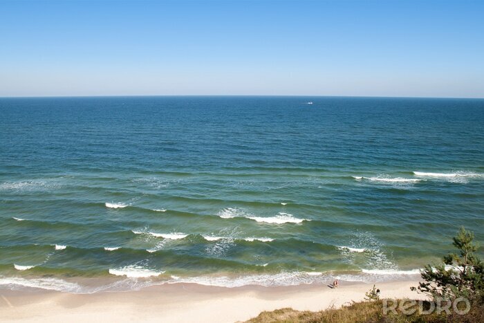 Fotobehang Uitzicht op de Oostzee in de zomer