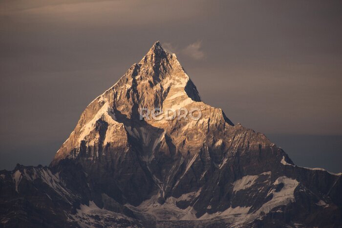 Fotobehang Uitzicht op het Himalaya-toplandschap