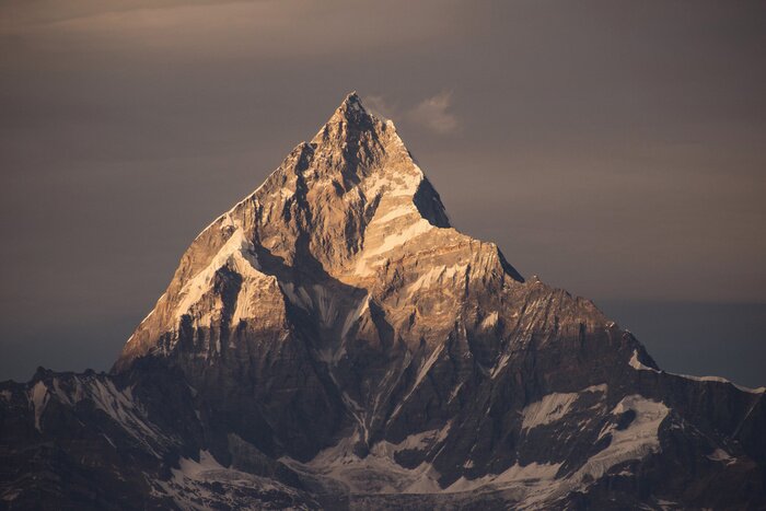 Fotobehang Uitzicht op het Himalaya-toplandschap