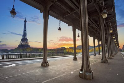 Fotobehang Uitzicht van Parijs