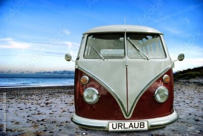 Fotobehang Urlaubsbus