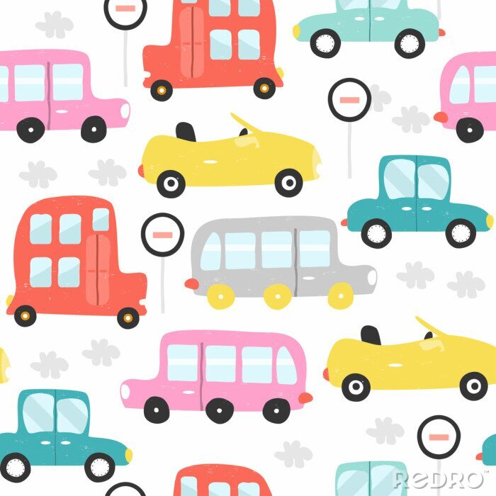 Fotobehang Vector hand getrokken illustratie.