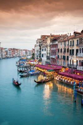 Veelkleurig landschap in Venetië