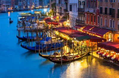 Fotobehang Venetiaans ontwerp bij nacht