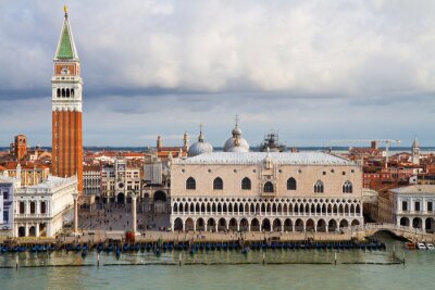 Fotobehang Venetiaanse architectuur vanuit vogelperspectief