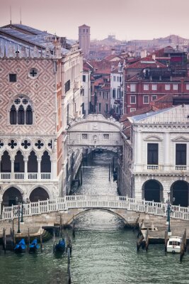 Fotobehang Venetiaanse architectuur vanuit vogelperspectief