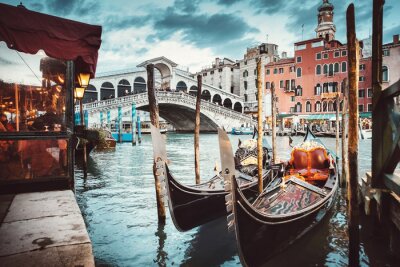Fotobehang Venetiaanse Rialtobrug