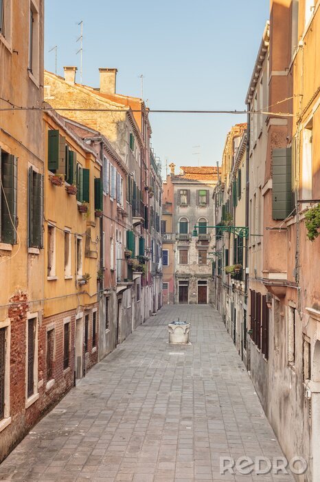 Fotobehang Venetiaanse straten voor voetgangers
