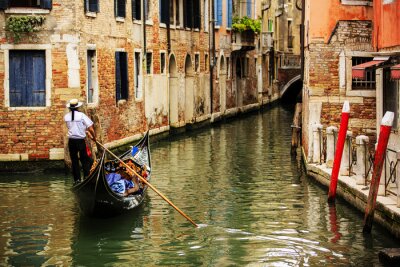 Venetië gondeliers en huurkazernes