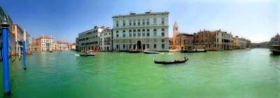 Venetië. Grand Canal (panorama).