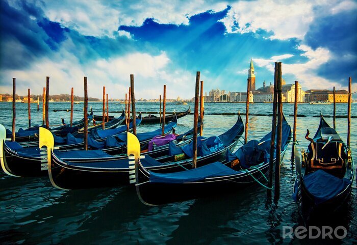 Fotobehang Venetië in de zon