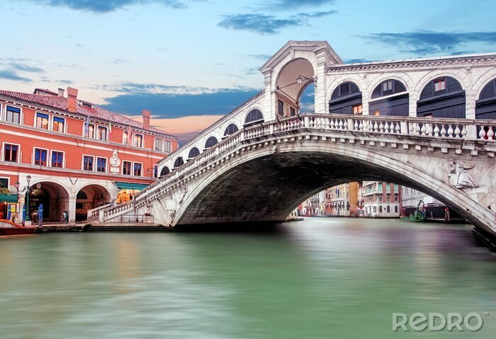 Fotobehang Venetië Italië Rialtobrug