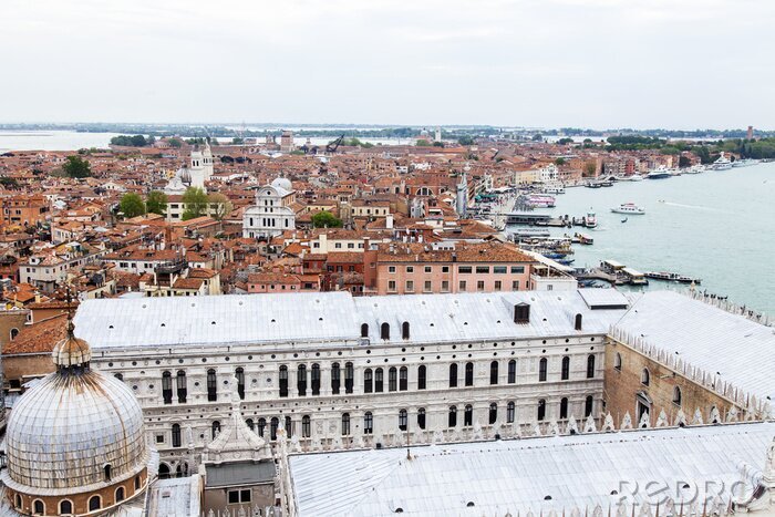 Fotobehang Venetië vanuit vogelperspectief