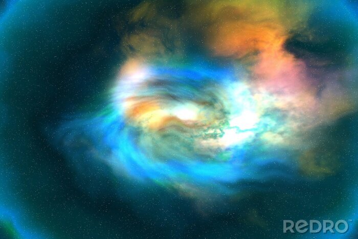 Fotobehang Verbazingwekkende galaxy