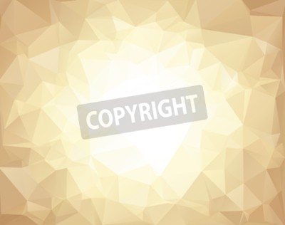 Fotobehang Verlicht beige mozaïek