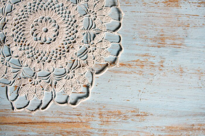 Fotobehang Verouderd shabby chic patroon