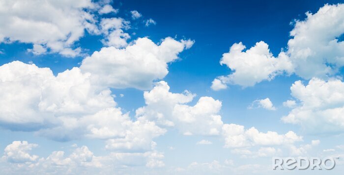 Fotobehang Verschillende vormen van wolken