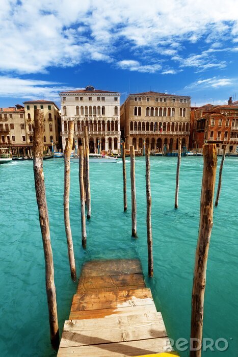 Fotobehang Verzonken brug in Veneti?