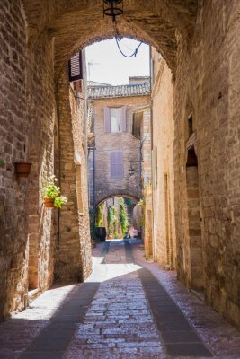 Fotobehang Vicolo di Assisi