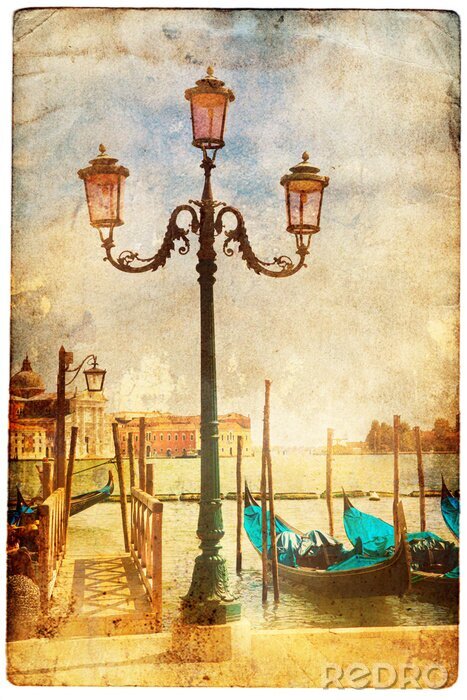 Fotobehang Vintage lantaarn in Veneti?