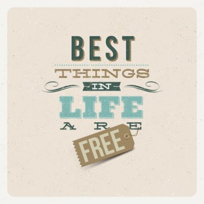 Vintage motiverende letters