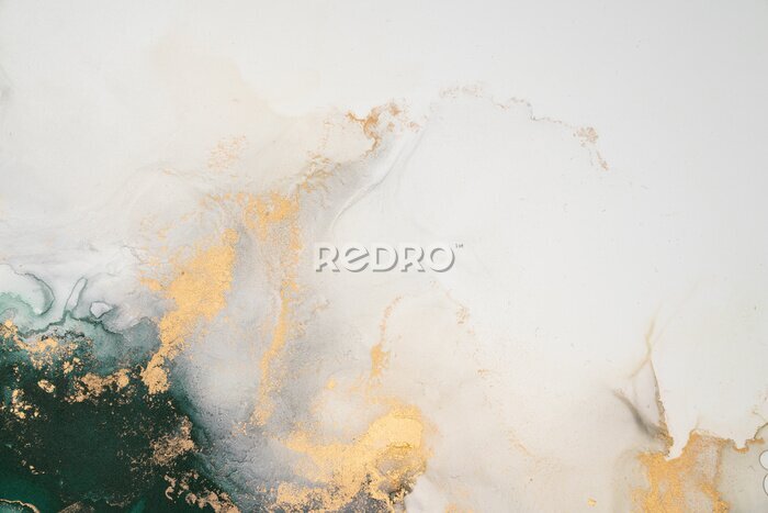 Fotobehang Vloeibare marmeren abstracte textuur