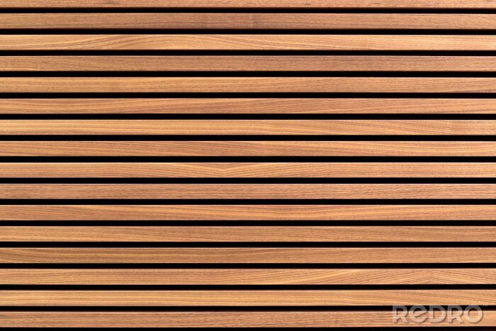 Fotobehang Vloerbedekking van een houten terras