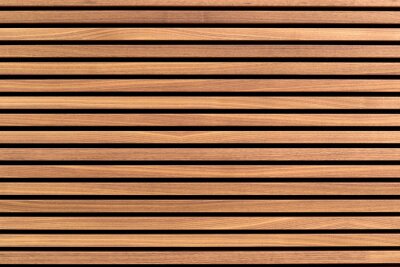 Fotobehang Vloerbedekking van een houten terras