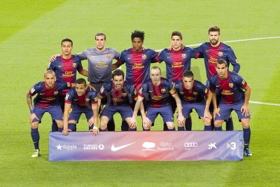Fotobehang Voetbalclub FC Barcelona
