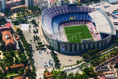Fotobehang Voetbalstadion in Barcelona