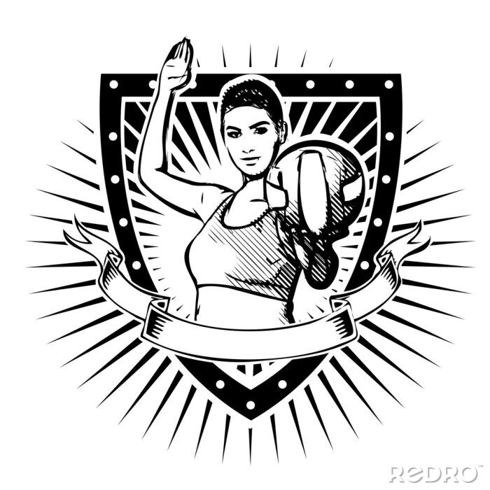 Fotobehang volleyball shield