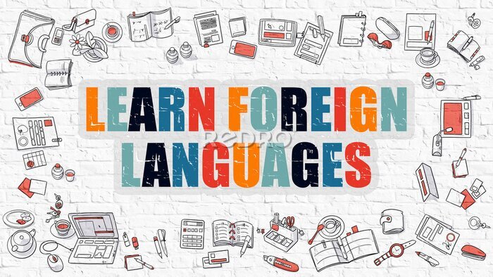 Fotobehang Vreemde talen leren