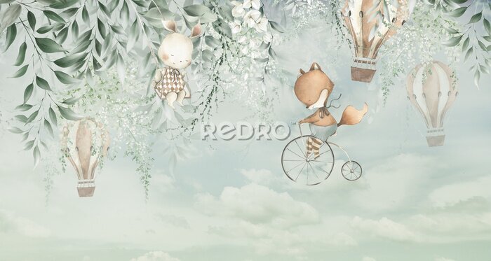 Fotobehang Vriendelijke huisdieren