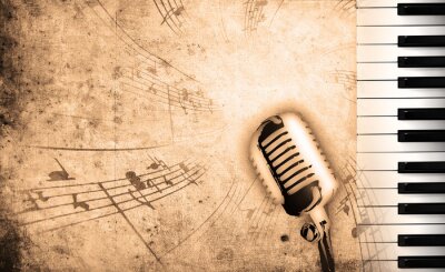vuile muziek achtergrond