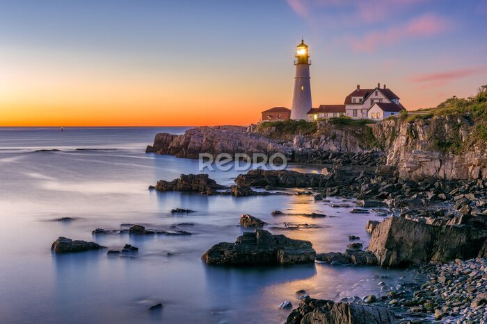 Fotobehang Vuurtoren van Portland