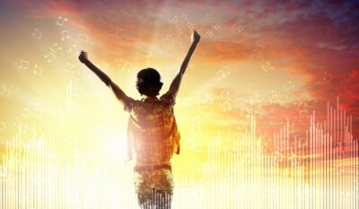 Fotobehang Warming-up bij dageraad