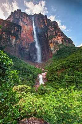 Fotobehang Waterval Angel Falls