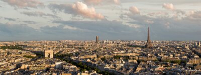 Fotobehang Wijds uitzicht op Parijs