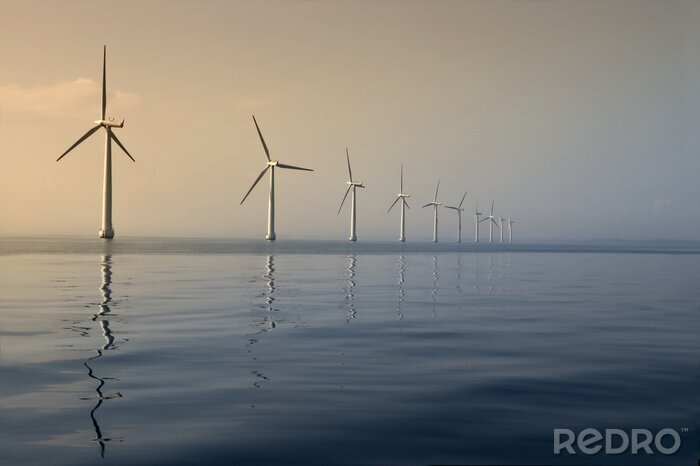 Fotobehang windenergie