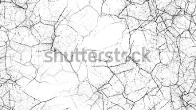 Fotobehang Wit gebarsten oppervlak