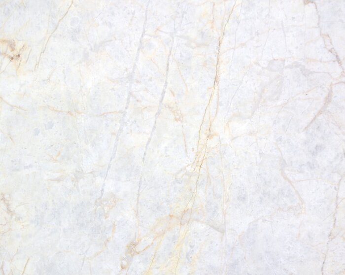 Fotobehang Wit marmer met gele barsten