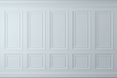 Fotobehang Witte achtergrond met stucwerk