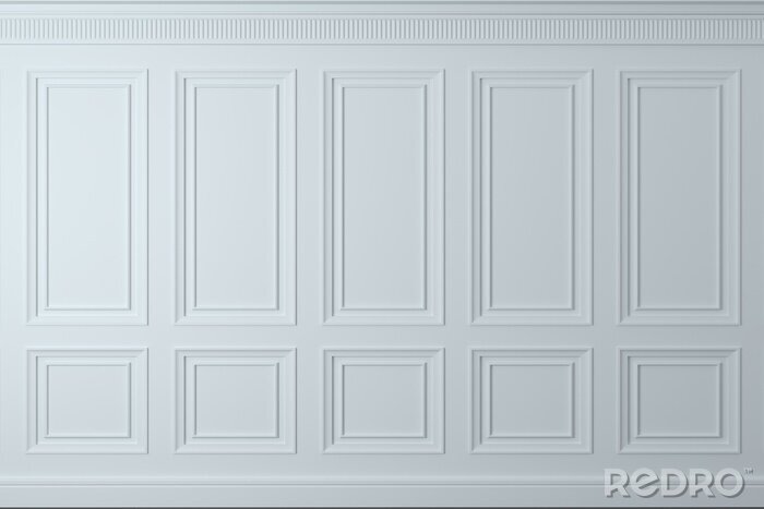 Fotobehang Witte achtergrond met stucwerk