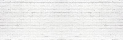 Fotobehang Witte bakstenen muur