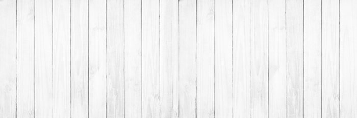 Fotobehang Witte houten schutting