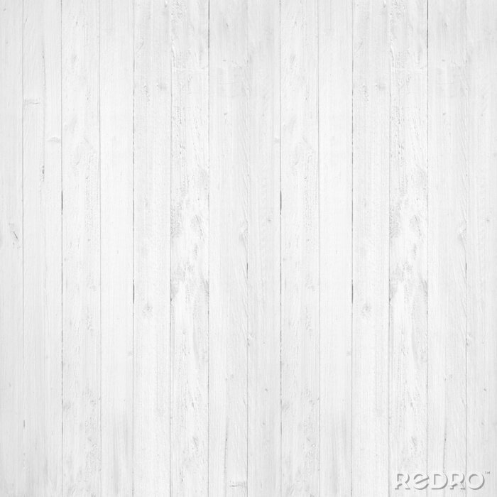 Fotobehang Witte houten verticale planken