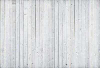 Fotobehang Witte houten wandpanelen