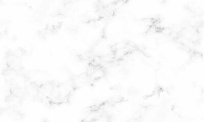 Fotobehang Witte marmeren muur