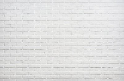 Fotobehang Witte trendy baksteentextuur