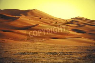 Fotobehang Woestijn in vintage kleuren